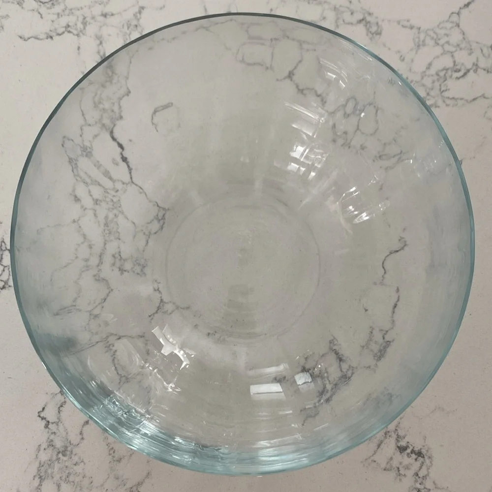 Studio Nova Vintage Europa 8” Clear Glass Deep Bowl